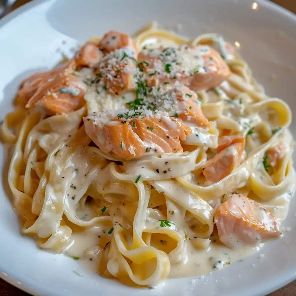 Tagliatelles Saumon Crémeuses