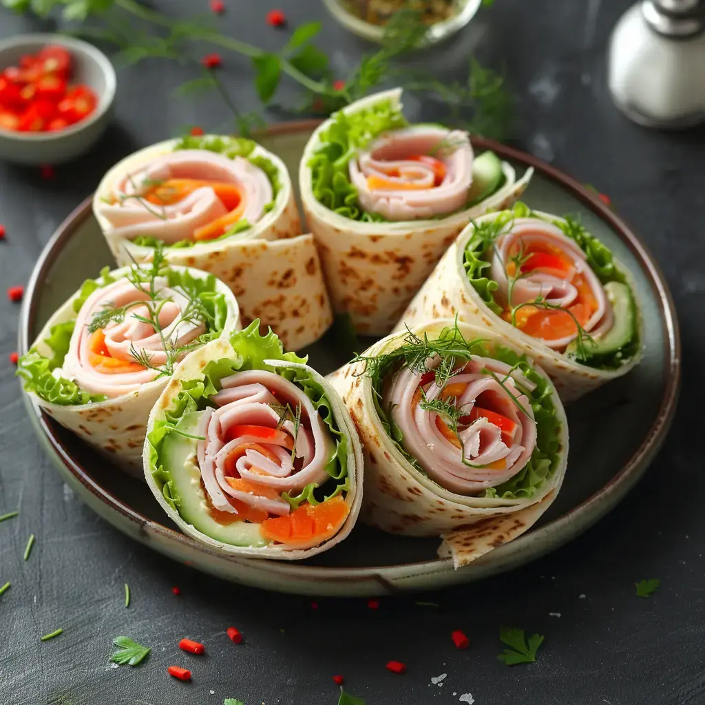 Wraps Apéro - 3 Idées Simples