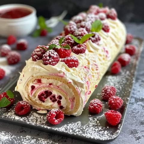 Délice de Noël mascarpone et framboises